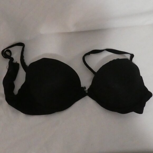 VICTORIA'S SECRET - Body By Victoria Push-Up | 32C | Sleek Black Adjustable Bra - Picture 1 of 7